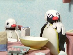 Pingu messy Meme Template