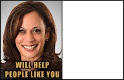 KAMALA'S HELP Meme Template