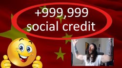 PLUS SOCIAL CREDIT!!!!!!!!!! Meme Template