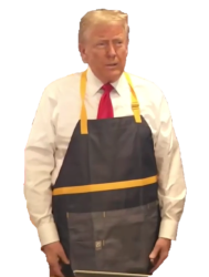 Trump at McDonalds Meme Template