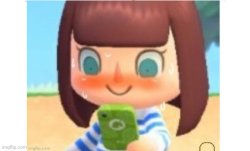 Animal Crossing Sweating Meme Template