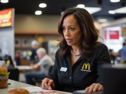 Mc donalds kamala Meme Template