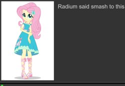 Radium said smash to this Meme Template