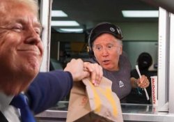 Trump Biden Mcdonalds Meme Template