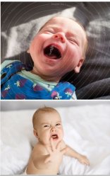 Happy Baby Cry Baby Meme Template