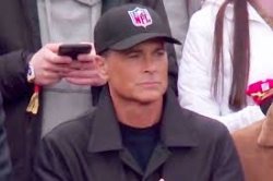 Rob Lowe nfl hat Meme Template