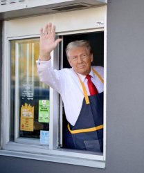 Trump Fast Food Wave Meme Template