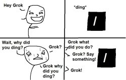 Grok Dings Meme Template