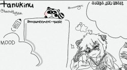 tanukinu announcement temp v2(タヌキヌアナウンステンプv2) Meme Template