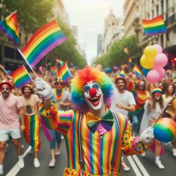 Pride Clown Meme Template