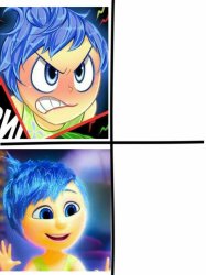 Inside out Joy Hates and Loves Meme Meme Template