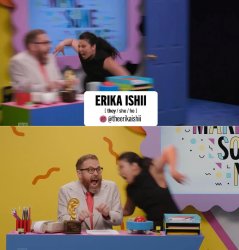 Erika Ishii Jump Scare Meme Template