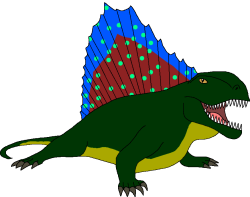 Male Dimetrodon (Paleoverse + EOIverse) Meme Template