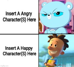 character blank like or dislike template Meme Template