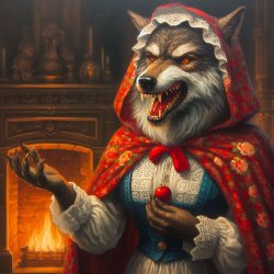 Wolf (red riding hood) Meme Template