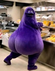 Grimace Meme Template