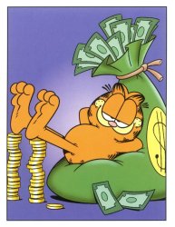 Garfield Moneybags Meme Template