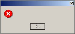 Windows 2000 error message one button Meme Template