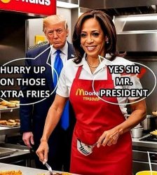 Trump hires Kamala as his1st employee Meme Template