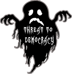 GHOST THREAT TO DEMOCRACY Meme Template