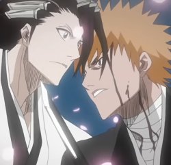 Byakuya and Ichigo Meme Template