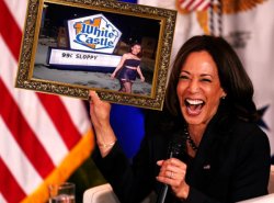 Kamala worked at white castle Meme Template