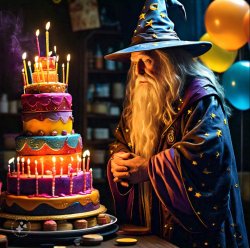 Wizard Birthday Meme Template