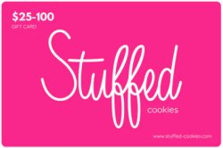 25-100 GIFT CARD Stuffed Cookies Meme Template