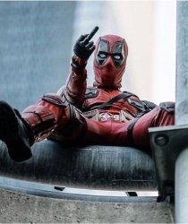 Deadpool Middle Finger Meme Template