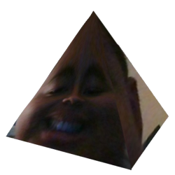 EthanTheAmazingAmyFan IRL Pyramid (Transparent) Meme Template