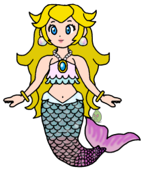 Peach - Mermaid Meme Template