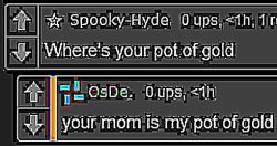 your mom is my pot of gold Meme Template