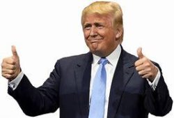 trump two thumbs up Meme Template