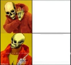 Skeleton Bling Meme Template