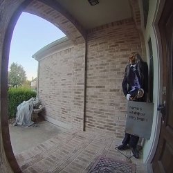 Doorbell Security Camera Catches Ghost Meme Template