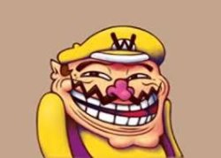 troll face wario Meme Template