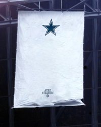 Cowboys Rafter Banner Meme Template