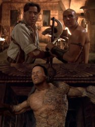 The Mummy Returns: Rick and Imhotep vs the Scorpion King Meme Template