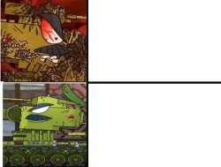 KV-6 hates and likes Meme Template