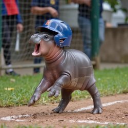 Moo Deng Meme Template