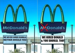 McDonald's sign Meme Template