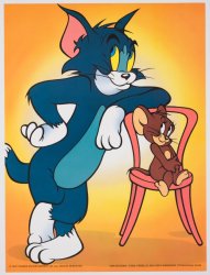 tom and jerry being icons Meme Template