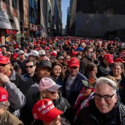 Trump Nazi Rally Madison Square Garden Meme Template