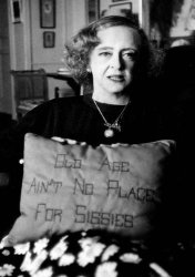 Bette Davis Old Age ain't no place for sissies JPP Meme Template