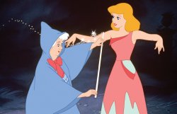 Cinderella and fairy godmother Meme Template