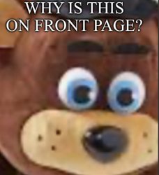 Why is this on the Front Page??? Meme Template