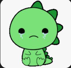 Sad baby Dino Meme Template