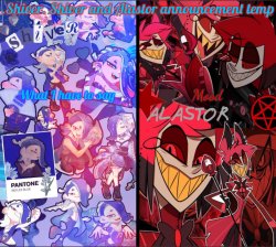 .Shiver. Shiver and Alastor announcement temp Meme Template