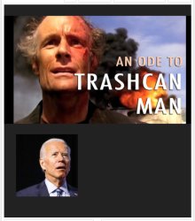 Joe Biden trash Steven king Meme Template