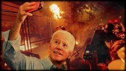 BIDEN BURNS BETTER with ANTIFA Meme Template